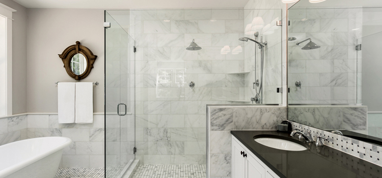 bathroom shower door installation in East Hemet